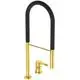 IS-2-Loch-Kuechenarm-Gusto-Ausld-225mm-Semi-Pro-2F-Brause-Brushed-Gold-BD425A2 gallery number 1